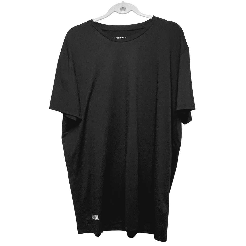 BARBELL Mens XXXL Black Short Sleeve Crew Neck T Shirt Athletic Casual